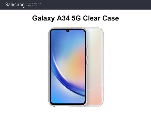 Original Samsung Official Galaxy A34 5G Clear Case (EF-QA346)