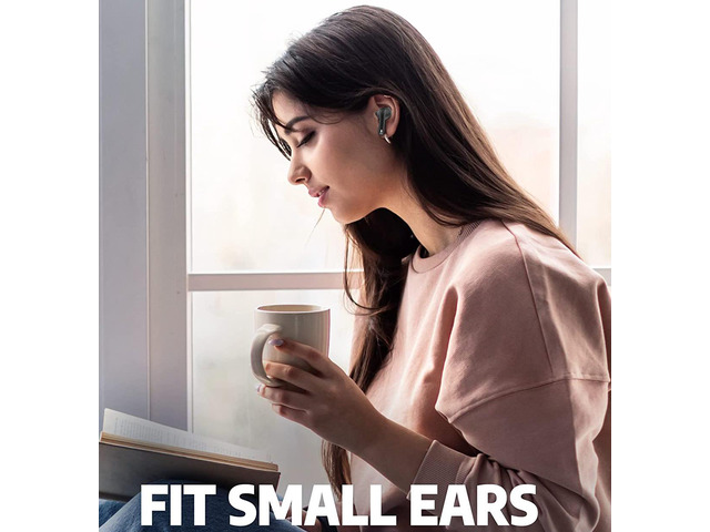 VISLLA U1 White Bluetooth Headphones with Microphone TWS Deep Bass Headphones Hifi Stereo Wireless Headset HD calls Waterproof White