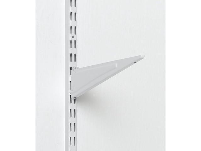 Closetmaid 2854 Shelftrack 16 inch Locking Shelf Bracket White