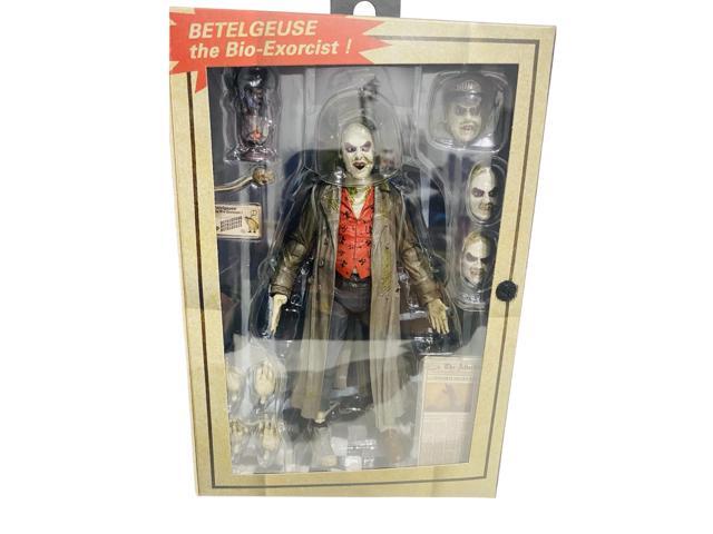 NECA Beetlejuice 1988 Tour Guide Action Figure Ultimate Edition with Accessories