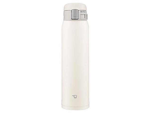 Zojirushi Water bottle Drink directly [One-touch open] Stainless mug 600ml Pale white SM-SF60-WM