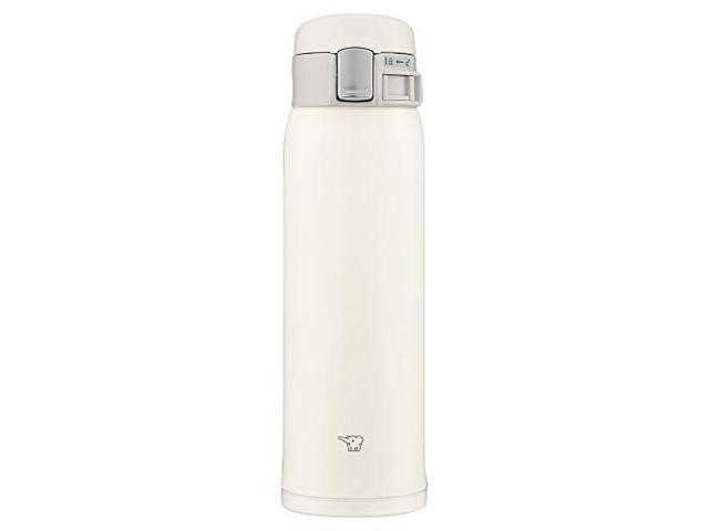 Zojirushi Water bottle Drink directly [One-touch open] Stainless mug 480ml Pale white SM-SF48-WM