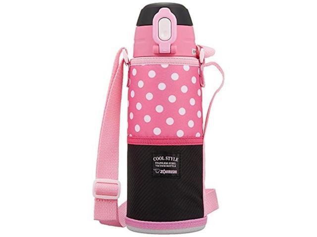 Zojirushi Water bottle Drink directly Stainless cool bottle 0.8L Pink black SD-JK08-BP