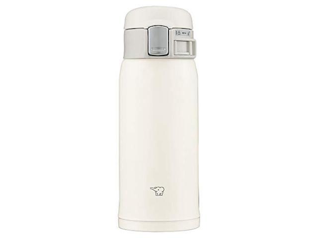 Zojirushi Water bottle Drink directly [One-touch open] Stainless mug 360ml Pale white SM-SF36-WM