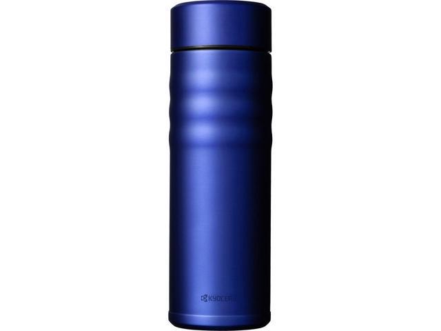 Kyocera Water Bottle 500ml Coffee Mug Bottle Ceramic Painted Royal Blue Screw Type Cerabrid Kyocera CSB-S500-BRBU