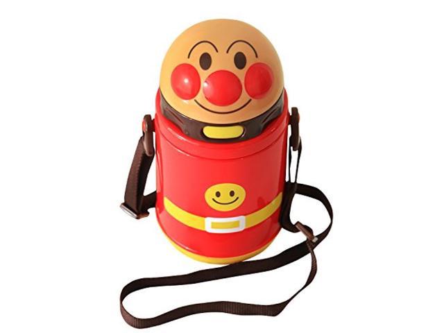 Wreck Anpanman Die-cut water bottle with straw Cold insulation type 400ml (new model) KK318