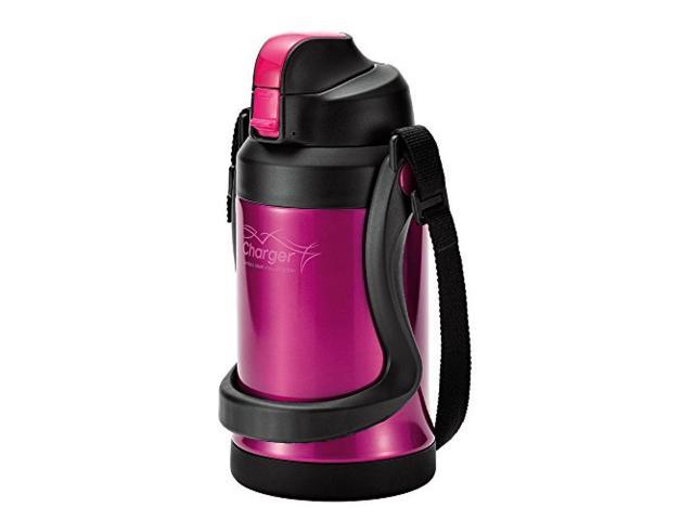 Water Bottle 1.8L Direct Drinking Lightweight Athlete Jug 1800 Pink Charger HB-1872 1800ml