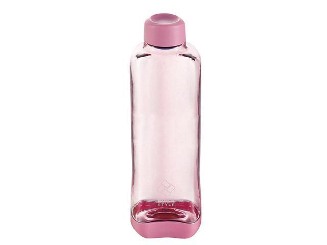 Water bottle 700ml Drink directly PC aqua Bottle pink Block style H-6059