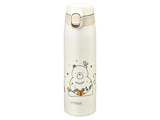 Tiger Water bottle 500ml Kameichido Mug Stainless bottle One touch lightweight bear MCT-A050W