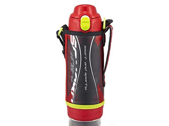 Tiger Water bottle 500ml Sahara Stainless bottle Sports Drink directly With cup 2WAY Red MBO-H050R