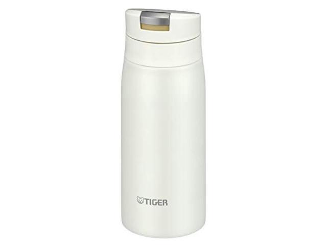 Tiger Water bottle 350ml Sahara Mug Stainless bottle One touch lightweight MCX-A352WR Shell white