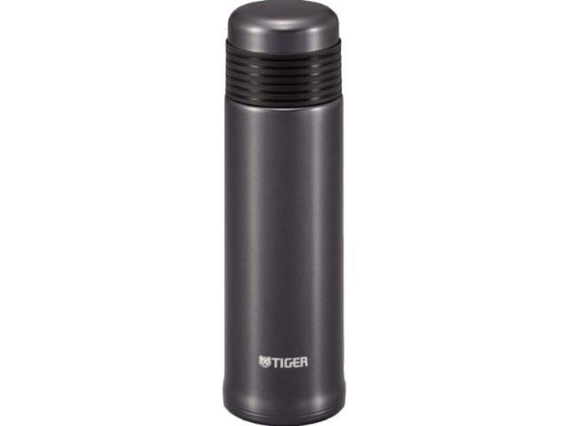 Tiger Water bottle 400ml Cup With stainless Bottle Sahara Slim Metallic black MSE-A040-KM Tiger