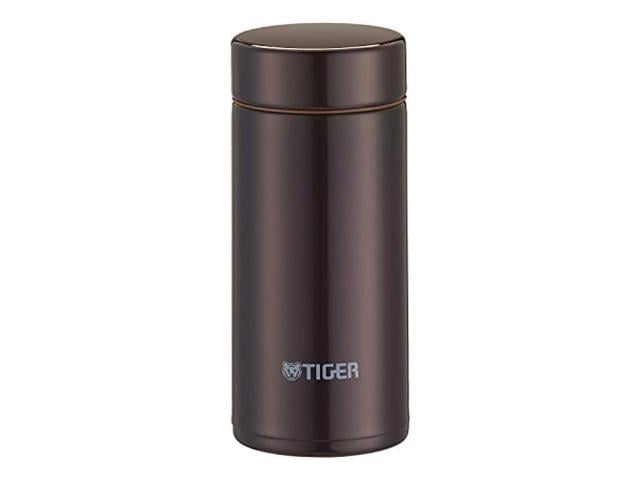 [Antibacterial processing] Tiger thermos water bottle screw mug bottle heat insulation cold insulation 200ml home tumbler available deep brown.