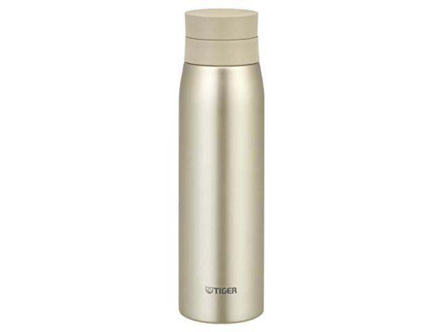Tiger thermos Water bottle screw Mug bottle 6 hours warm and cold 600ml At home Tumbler available Champagne Gold MCY-A060NP