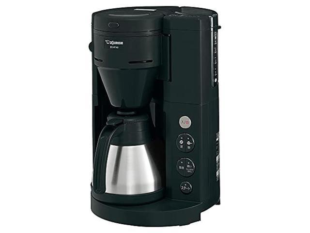 Zojirushi Mahobin Zojirushi Coffee Maker Fully Automatic 540ml / 4 Cups Stainless Steel Server Coffee Tsu Black EC-RT40-BA