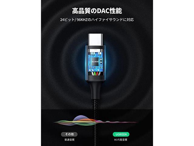 UGREEN usb c Earphone Converter USB-C to 3.5MM Converter Audio Cable AUX Cable Audio Converter Playback iPad Pro 2021 Air 4/S21/Ultra...