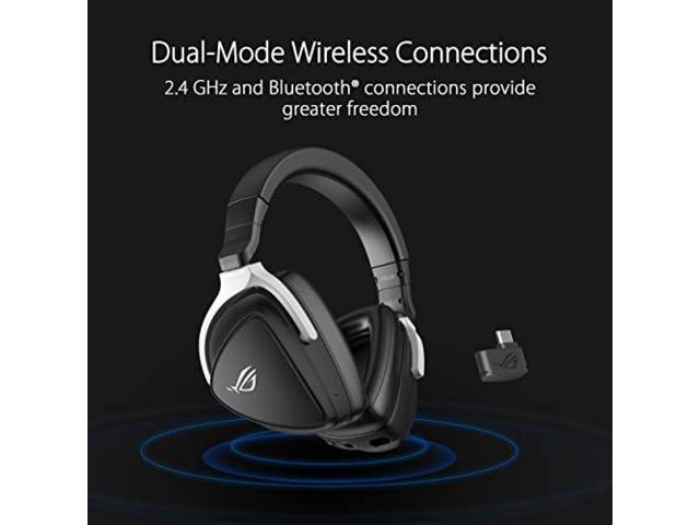 ASUS Gaming Headset ROG Delta S Wireless (AI beamforming microphone with AI noise canceling function / Dual wireless connection with 2.4GHz and...