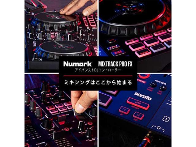Numark DJ Controller Serato DJ 2 Deck [Serato DJ A little Included / DJ Mixer / FX Paddle Equipped / Audio Interface Built-in / Touch Sensitive Jog...