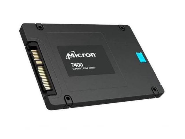 Micron 7450 PRO - SSD - 3.84 TB - internal - 2.5' - U.3 PCIe 4.0 (NVMe)