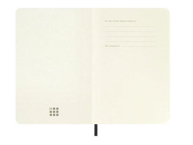 Moleskine Classic Notebook, Soft Cover, Pocket (3.5' x 5.5') Plain/Blank, Black, 192 Pages