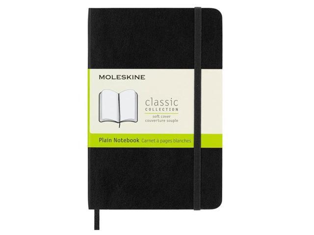 Moleskine Classic Notebook, Soft Cover, Pocket (3.5' x 5.5') Plain/Blank, Black, 192 Pages