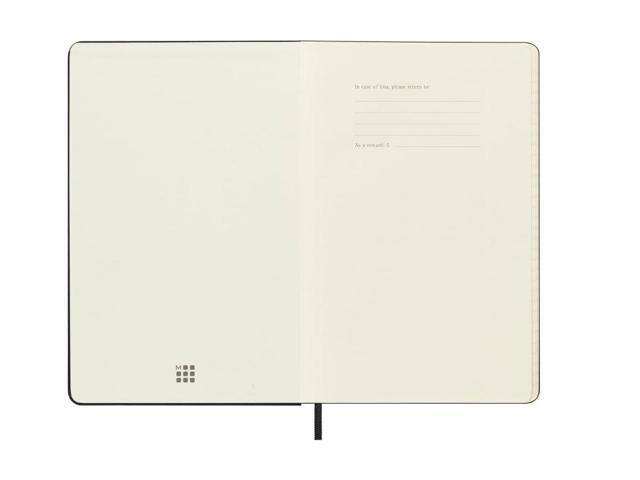 Moleskine Classic 12 Month 2025 Weekly Horizontal Planner, Hard Cover, Large (5' x 8.25'), Black, 144 pages