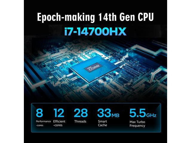 Hasee T8 Pro-16'' GeForce RTX 5070 Ti Laptop GPU, Intel i7-14700HX-5.5GHz, AI Ready Gaming Laptop, 32GB DDR5 RAM, 1TB SSD, 16'' 300Hz QHD+ 100%sRGB...