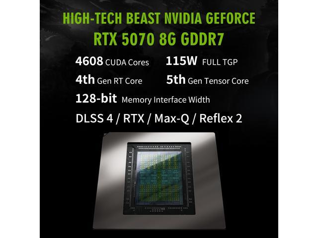 Hasee T8 Pro-16'' GeForce RTX 5070 Laptop GPU, Intel i7-14700HX-5.5GHz, AI Ready Gaming Laptop, 16GB DDR5 RAM, 1TB SSD, 16'' 180Hz QHD 100%sRGB...