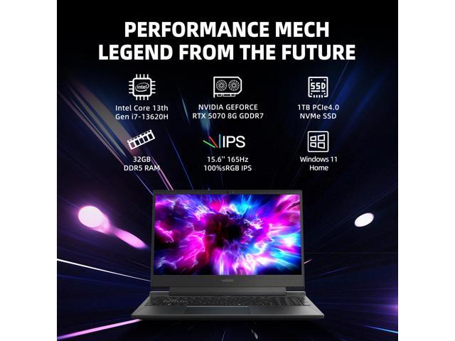 Hasee S8 (15.6'', i7-13620H, RTX5070), Gaming Laptop, i7-13620H(Beat intel core 7 240H)4.9GHz, 32G DDR5 RAM, 1TB NVMe PCIe4.0 SSD, 15.6'' 165Hz IPS...