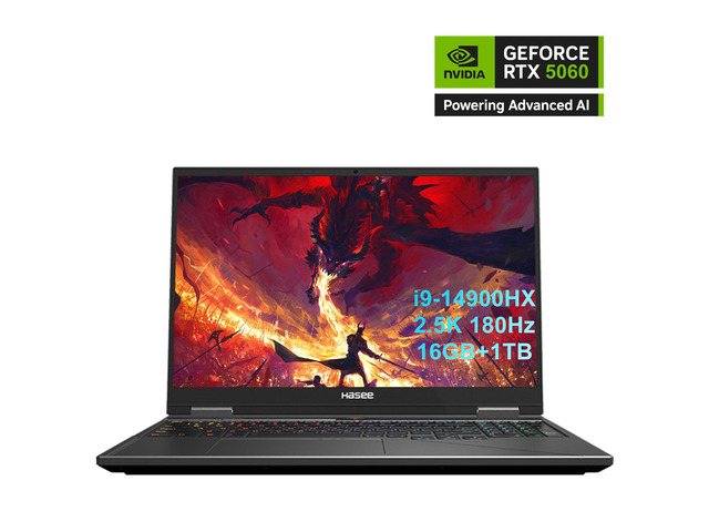 Hasee T8 Pro 16-inch QHD+ Gaming Laptop