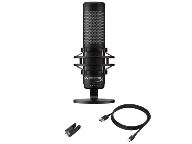 HyperX - QuadCast 2 Wired Multi-Pattern USB Electret Condenser Microphone - Black - image 3