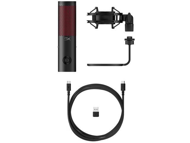 HyperX - QuadCast 2 Wired Multi-Pattern USB Electret Condenser Microphone - Black - image 7