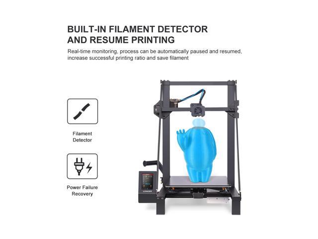 Longer Large Print Size 300x300x400mm (11.8'x11.8'x15.7') 3D Printer Upgraded with Dual Blower Kit, Open Source, Removable Lattice Glass Platform,...
