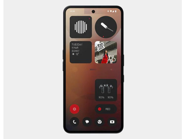 Nothing Phone 3a 5G Dual SIM 128GB ROM 8GB RAM GSM Unlocked - Black