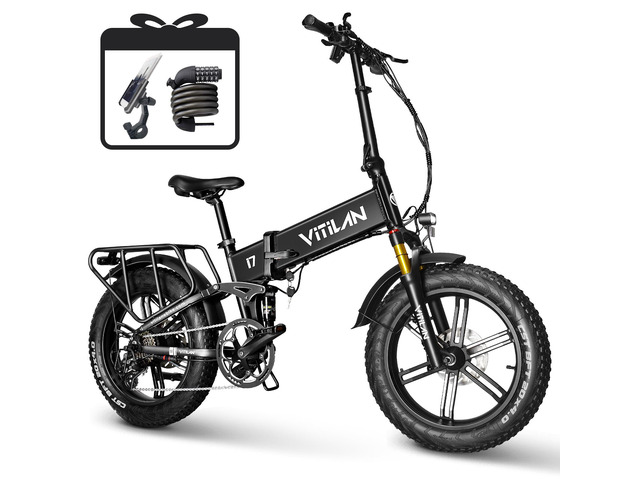 VITILAN i7 Pro 3.0 Electric Bike Adults Folding 750W Eiwol Motor Fat Tire Ebike Removable 20AH SAM-Sung Cell Battery Full Suspension Electric Bicycle VITILAN i7 Pro 3.0 Electric Bike Adults Folding 750W Eiwol Motor Fat Tire Ebike Removable 20AH SAM-Sung Cell Battery Full Suspension Electric Bicycle