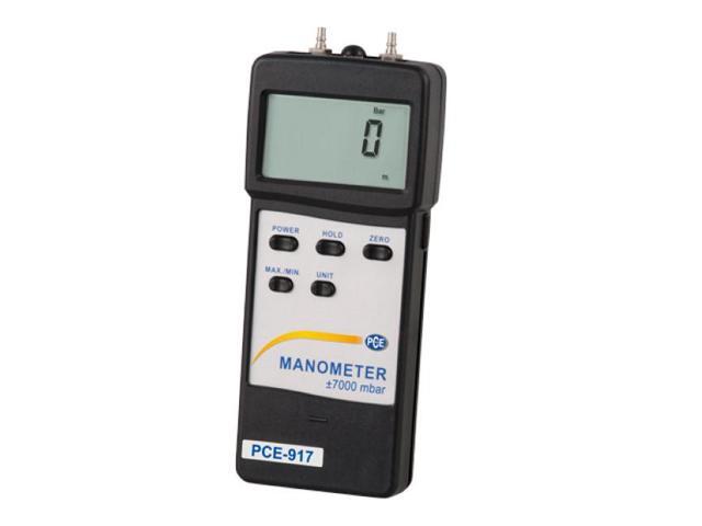 PCE-917 Differential Pressure Meter, ± 5 to 7000 mbar