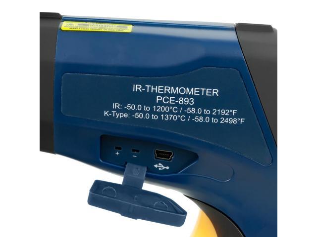 PCE-893 Digital Infrared Thermometer, -58 to 2192°F