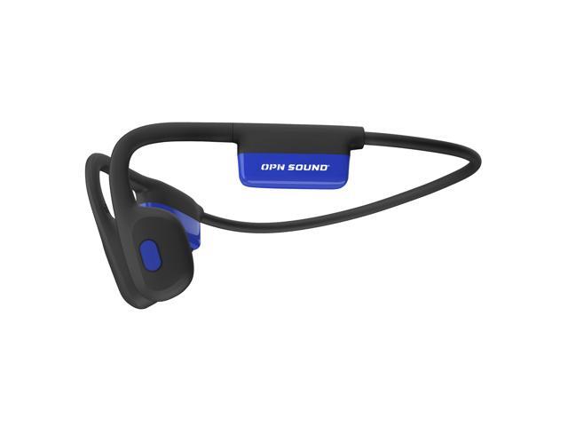 OPN Sound Mezzo+ Bluetooth Bone-Conduction Neckband Sports Headphones with Microphone Black and Blue OS8000BL - image 2