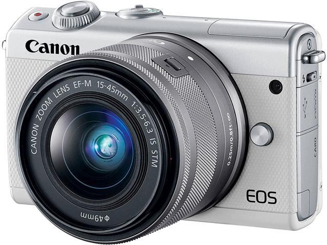 Canon M100 Camera 15-45 Lens (Kit Box)- Kit with 16GB- International Model
