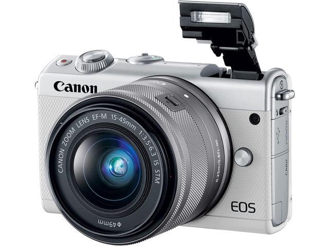 Canon M100 Camera 15-45 Lens (Kit Box)- Kit with 16GB- International Model