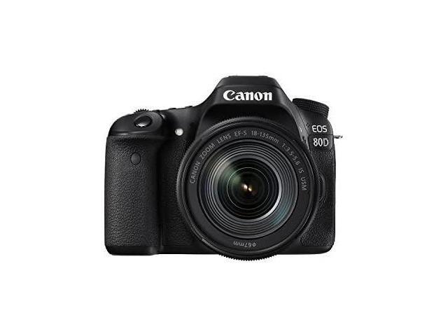 Canon EOS 80D Digital SLR Kit with EF-S 18-55mm f/3.5-5.6 Image Stabilization STM Lens (Black) - International Version