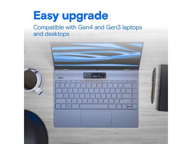 Crucial P310 4TB 2280 PCIe Gen4 3D NAND NVMe M.2 SSD Up to 7,100 MB/s Shift up to Gen4, with Acronis Offer, Internal Solid State Drive (PC) ...