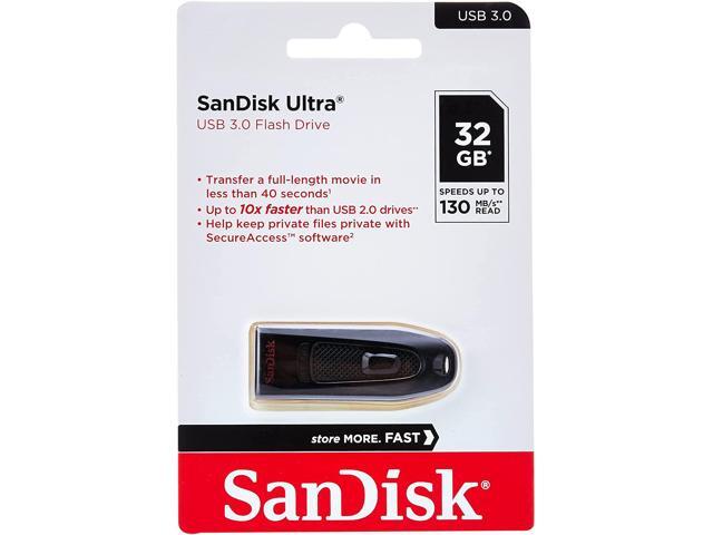 SanDisk Ultra 32 GB USB 3.0 Flash Drive Upto 80 Mbps (SDCZ48-032G-U46)