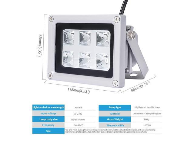3D Printer UV Resin Curing Light with Solar Turntable 360°Rotating Stand for SLA DLP LCD 3D Printer Solidify Photosensitive Resin 405nm UV Resin...