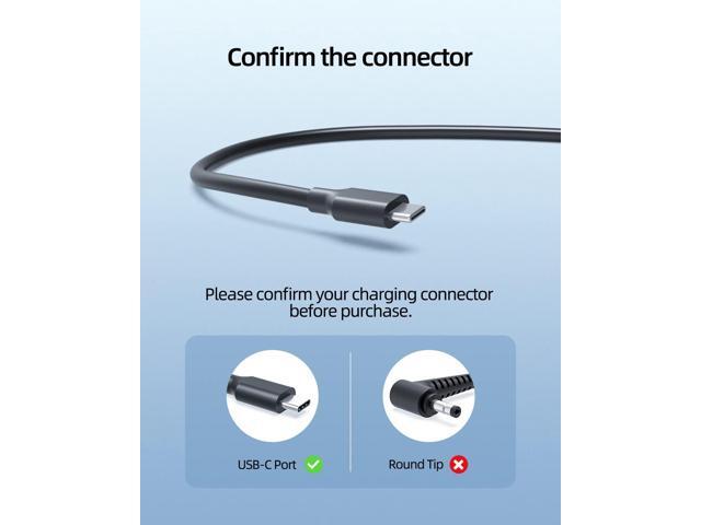 45W USB-C Charger Compatible with Lenovo Yoga 910 720 720S 910-13 910-13IKB 720-12IKB 720-13IKB 720S-13IKB 720S-13ARR 720S-Touch-13IKB...