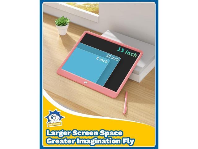 TEKFUN Teen Girl Gifts Ideas, 15inch LCD Writing Tablet for Kids Age 8-10 and Up, Doodle Board 4 5 6 7 Year Old Girl Toys, Mothdays Day Gifts...