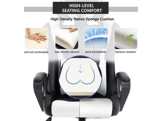 Gaming Chair High-Back Office Chair Ergonomic Video Game Chairs Height Adjustable Reclining Computer Chair with Lumbar Support Armrest Headrest...
