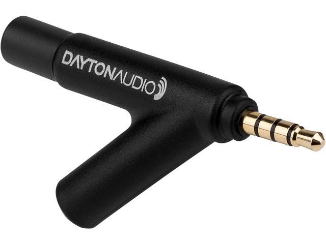 Dayton Audio iMM-6 Calibrated Measurement Microphone for iPhone, iPad Tablet and Android,Black