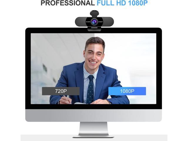 EMEET 1080P Webcam with Microphone, C960 Web Camera, 2 Mics Streaming Webcam, 90°FOV Computer Camera, Plug and Play USB Webcam for Online...