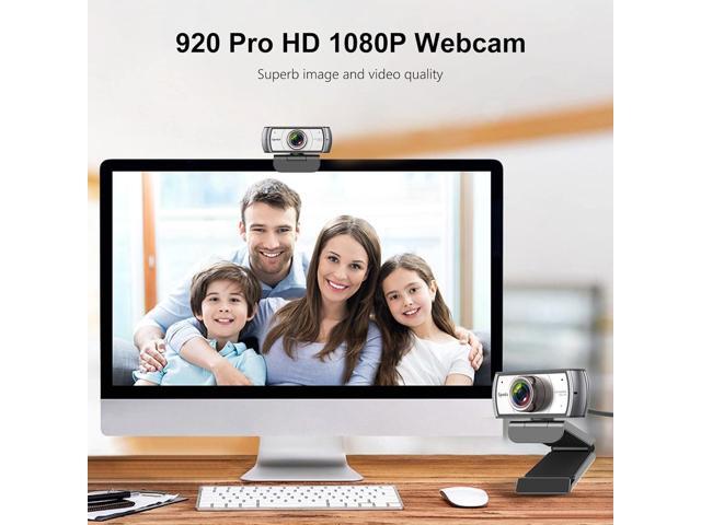 Wide Angle Webcam,120 Degree Large View Spedal 920 Pro Video Conference Camera, Full HD 1080P Live Streaming Web Cam with Built-in Microphone, USB...